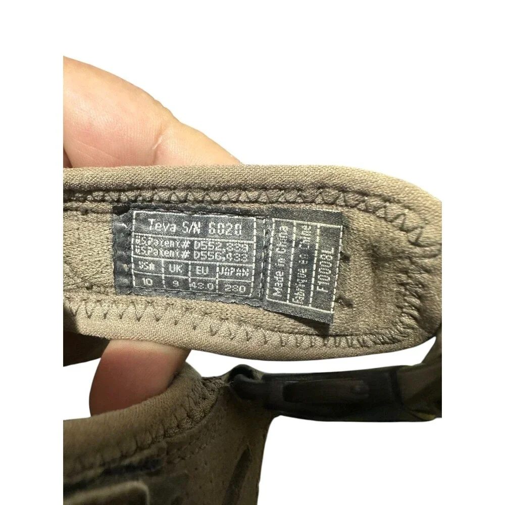 Teva Toachi 2 Sandals Mens Size 10 Shoes Gray Sport Shoes Slingback Hook Loop